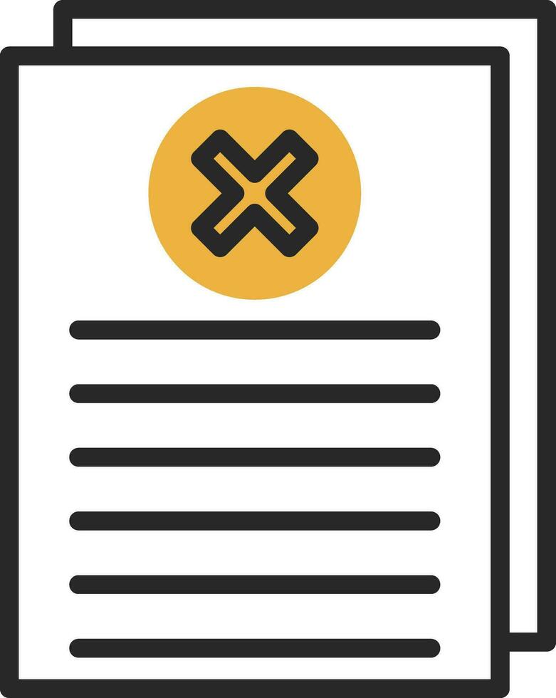 Reject Vector Icon Design