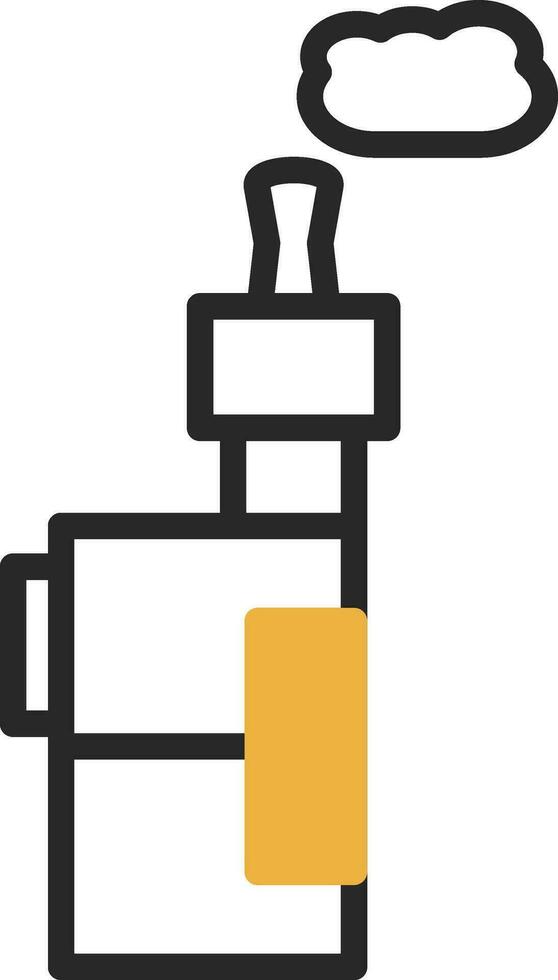 Electronic Cigarette Vector Icon Design