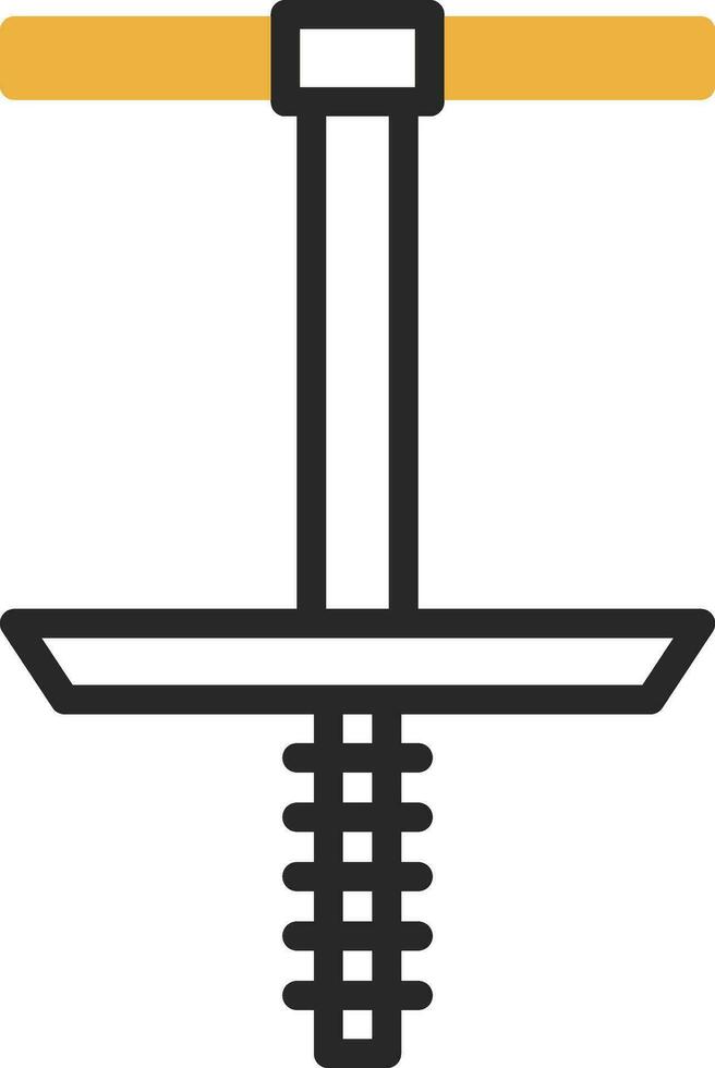 Pogo Stick Vector Icon Design