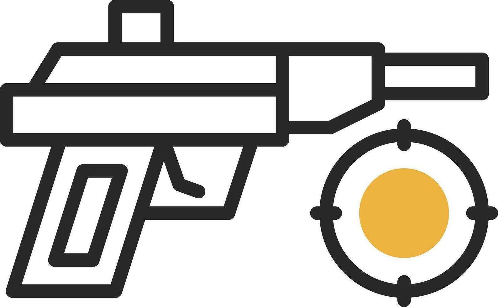 Laser Gun Vector Icon Design