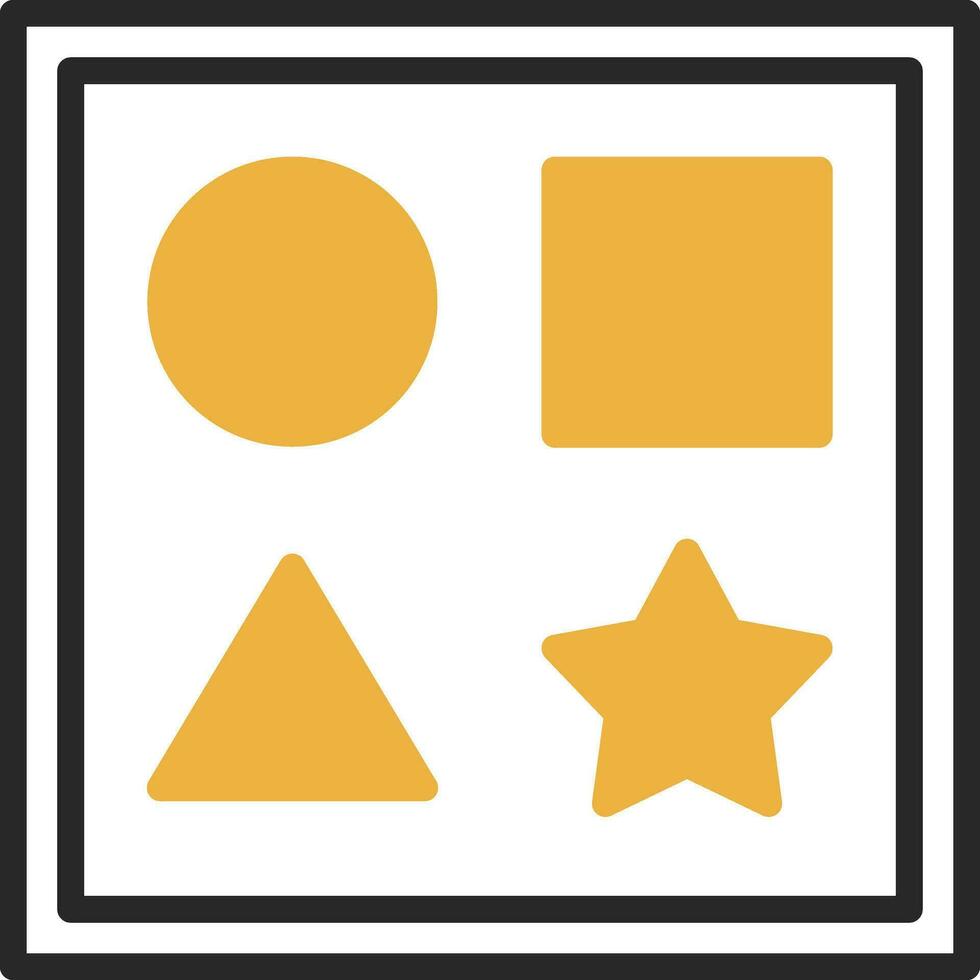 Shape Toy Vector Icon Design