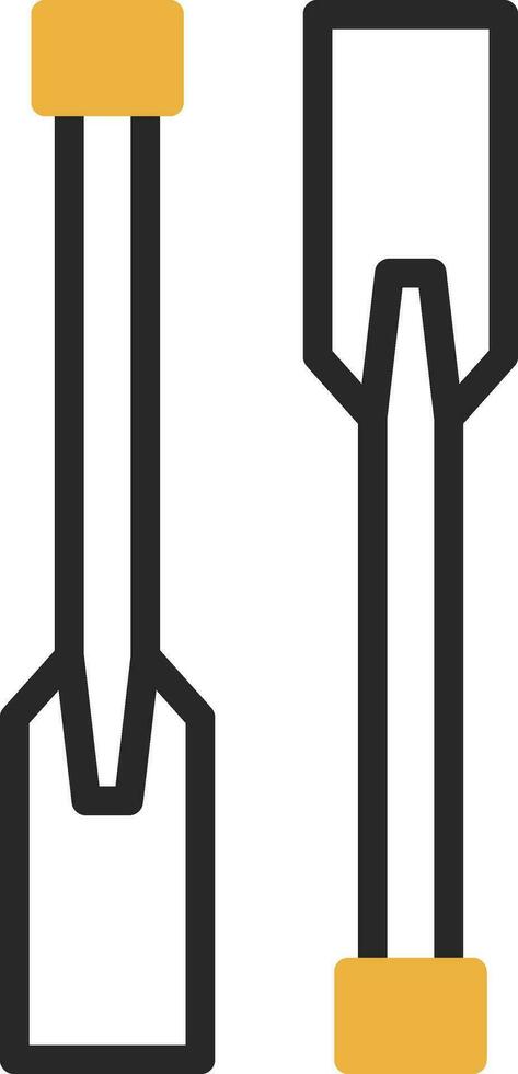 Paddles Vector Icon Design