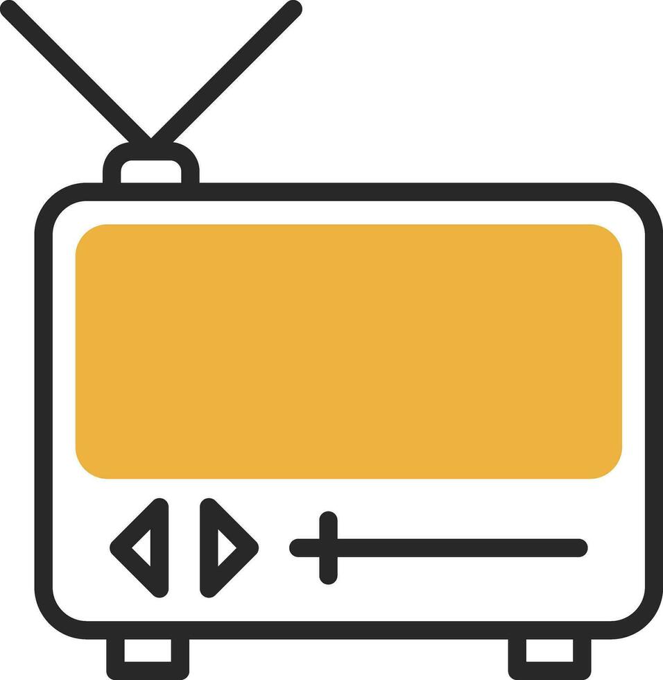 diseño de icono de vector de televisión