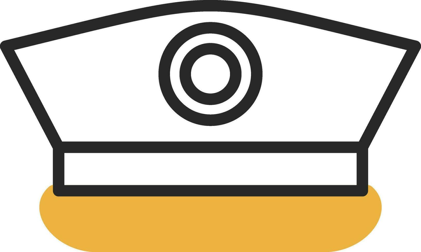 Captain Cap Vector Icon Design