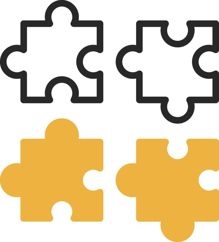 Puzzles Vector Icon Design