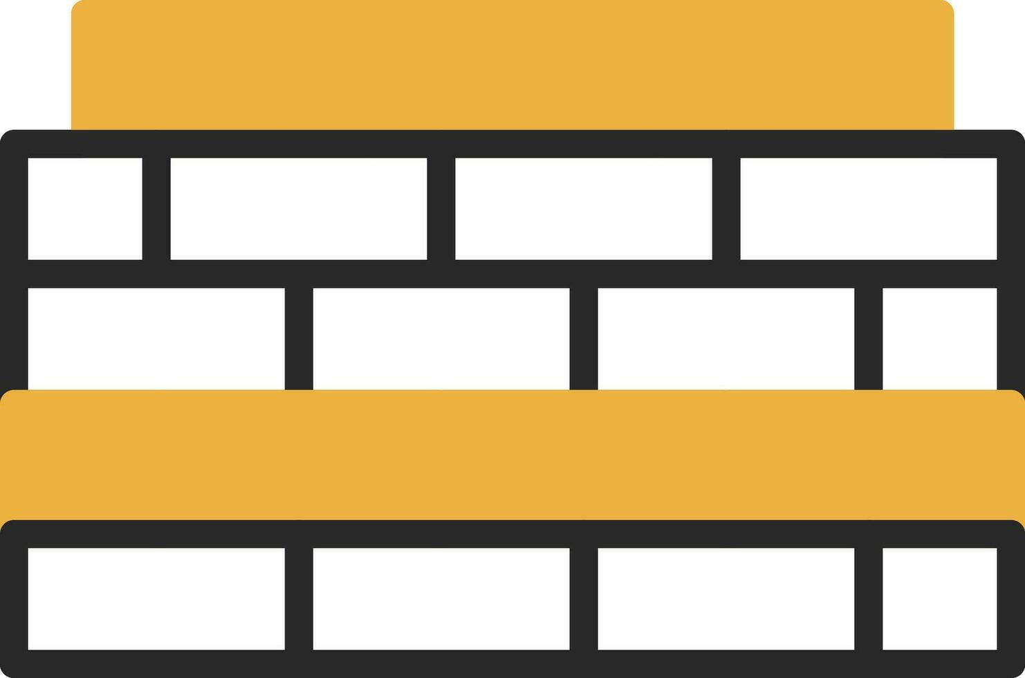 Brickwall Vector Icon Design