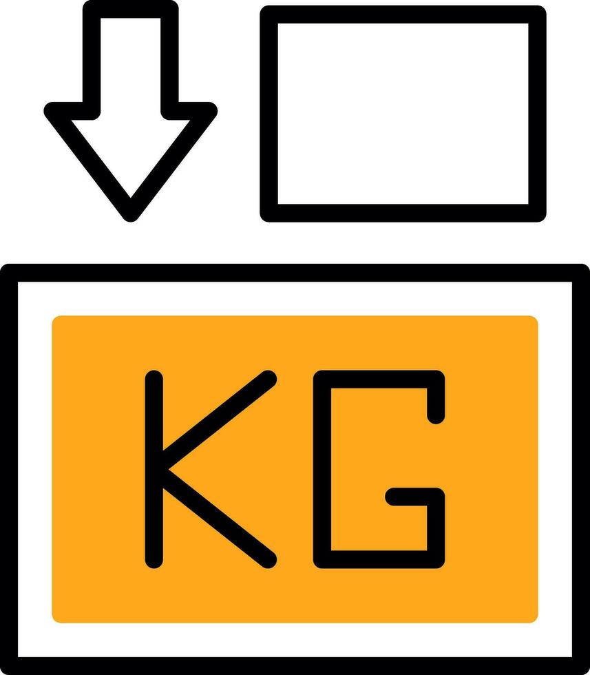 Weight Vector Icon Design