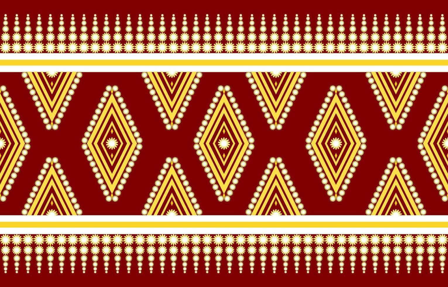 Geometric ethnic pattern traditional Design for background, carpet, wallpaper, clothing, wrapping, Batik, fabric, sarong, illustration embroidery style. vector
