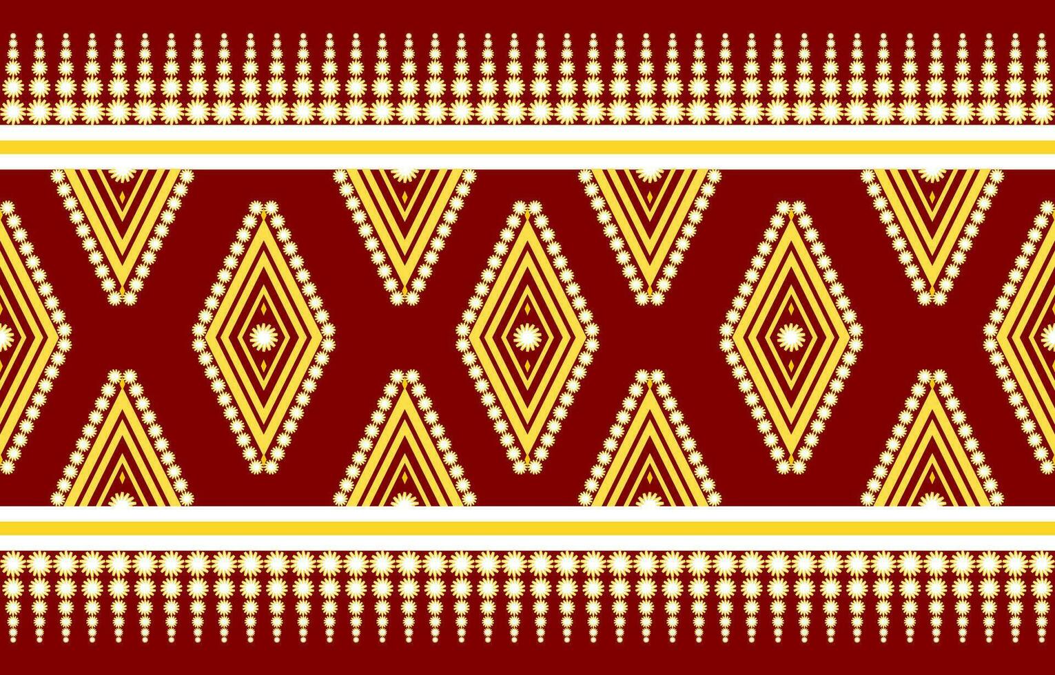 Geometric ethnic pattern traditional Design for background, carpet, wallpaper, clothing, wrapping, Batik, fabric, sarong, illustration embroidery style. vector