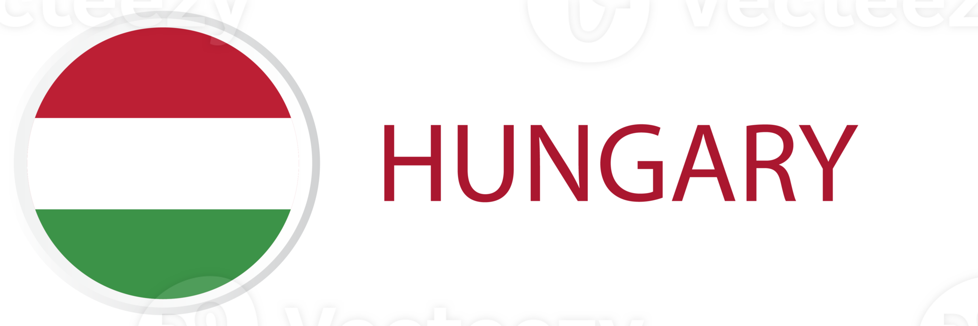 Hungary flag in web button, button icon. png