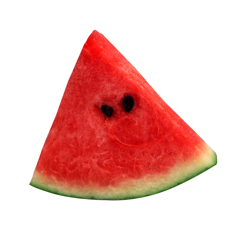 Watermelon slices isolated on a white background png