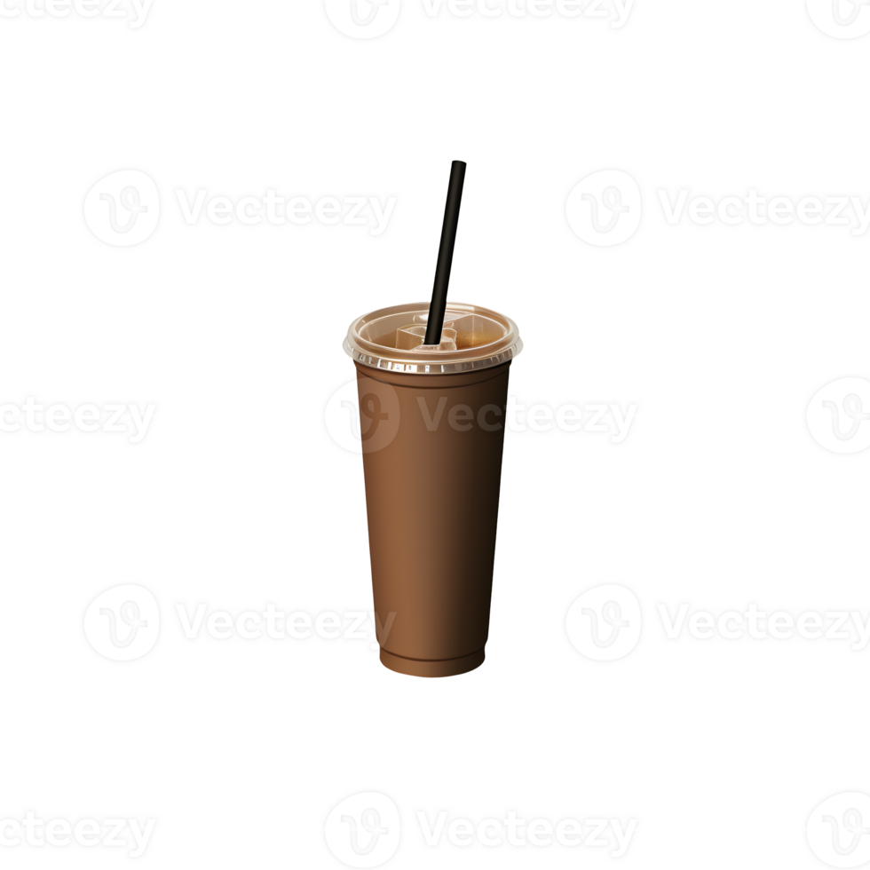 Ice cream scoop on waffle cone on transparent background cutout, PNG file. AI Generated