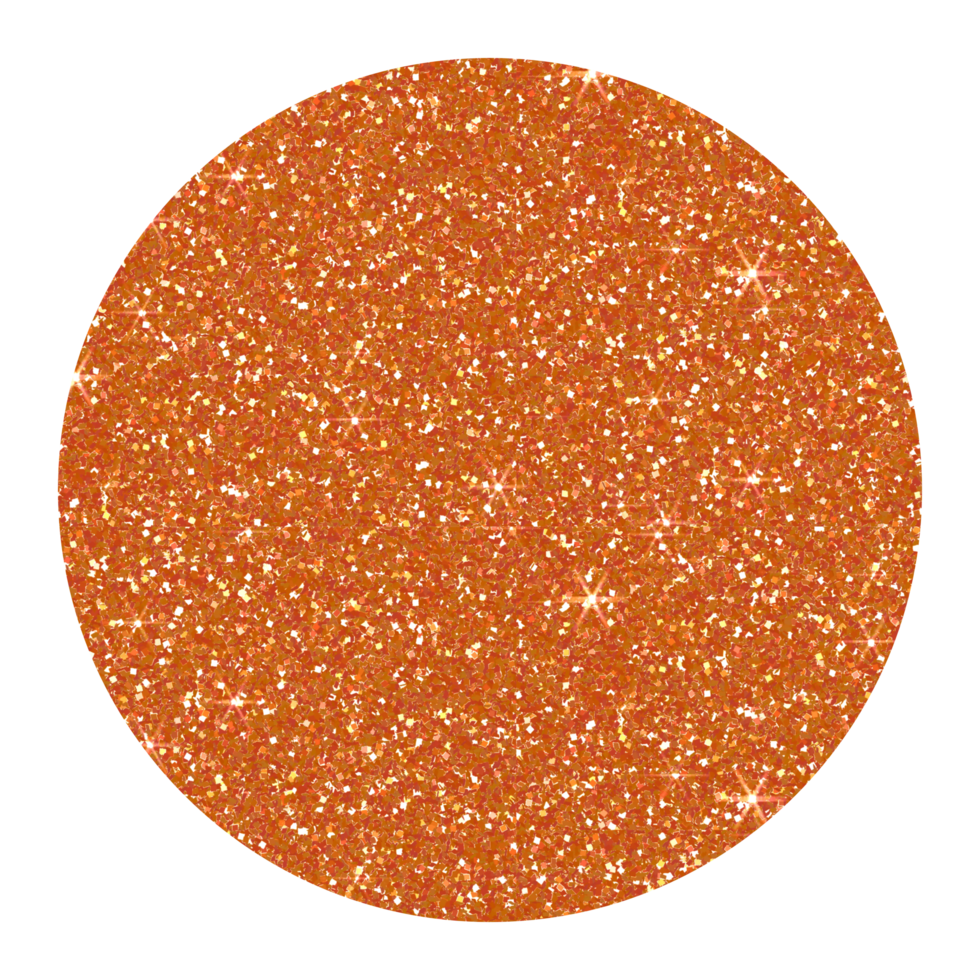 Orange circle glitter geometric ball shape icon. Design for decorating,background, wallpaper, illustration. png