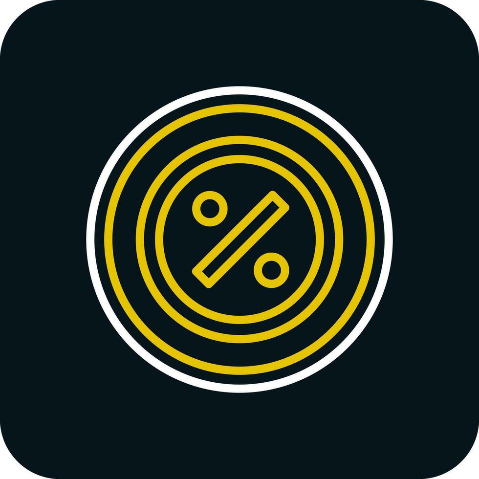 Percentage Vector Icon Design