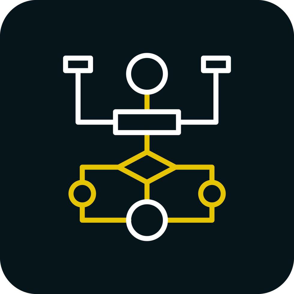 Flow Chart Vector Icon Design