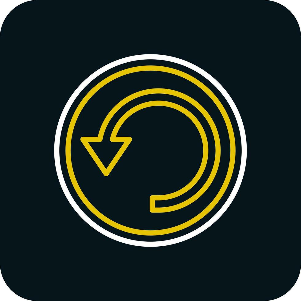 circular flecha vector icono diseño