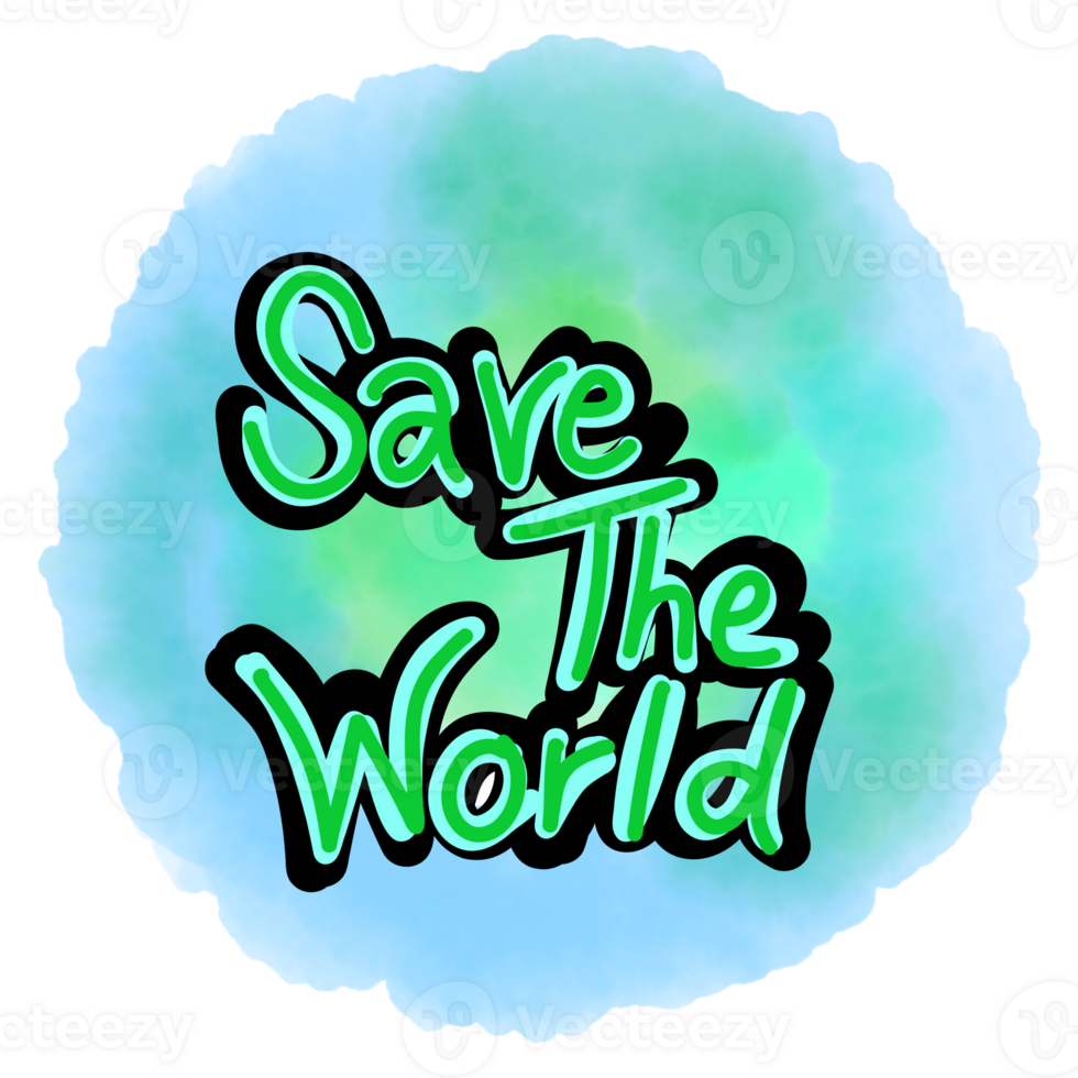 Save the world png