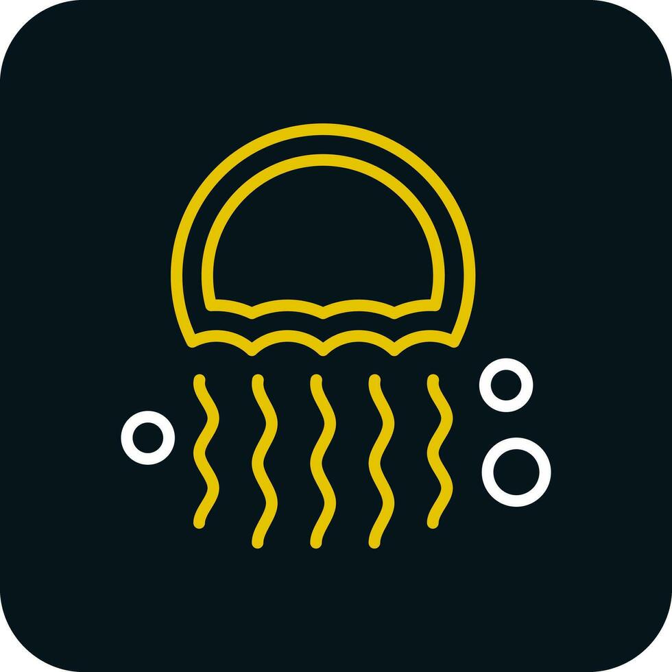 Jellyfish Vector Icon Design