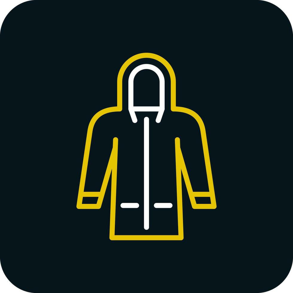 Raincoat Vector Icon Design