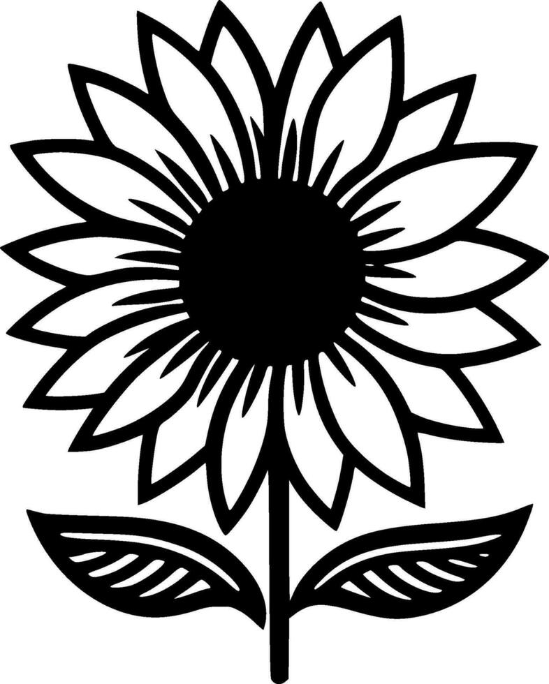 Flower - High Quality Vector Logo - Vector illustration ideal for T-shirt graphic