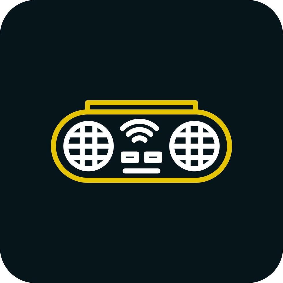 Portable Speaker Vector Icon Design