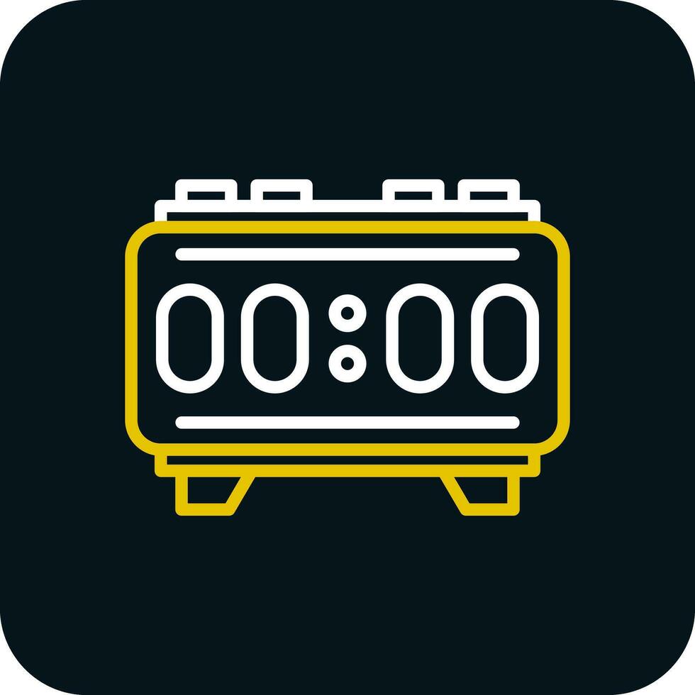 Digital Alarm Vector Icon Design