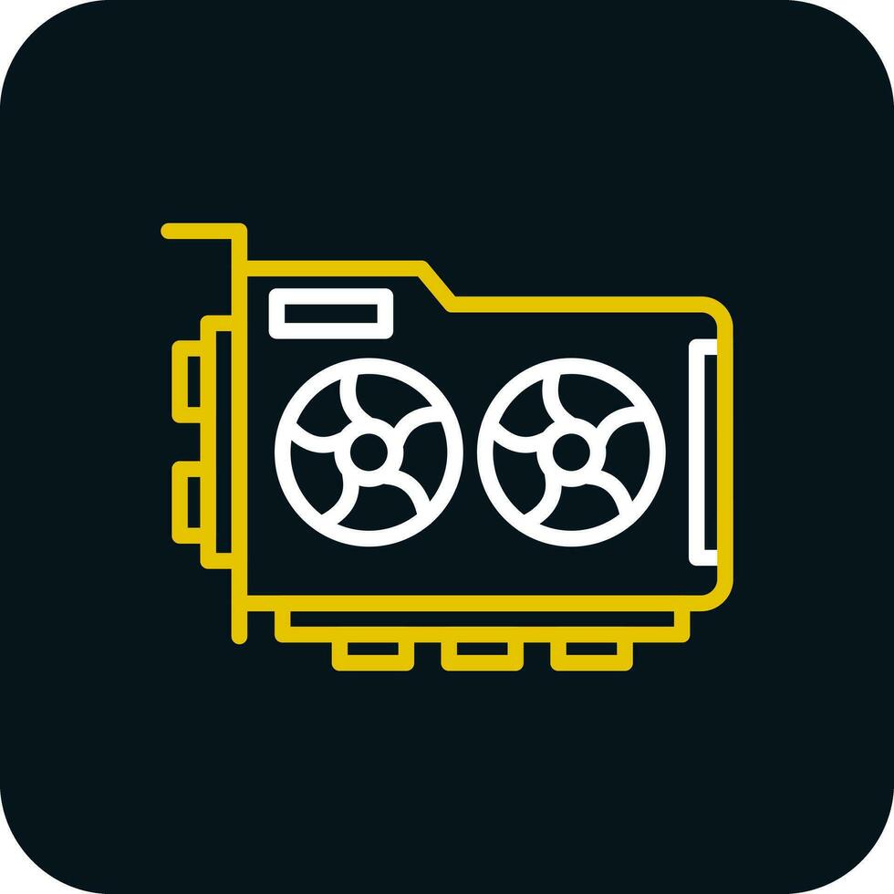 Graphic Card Vector Icon Design