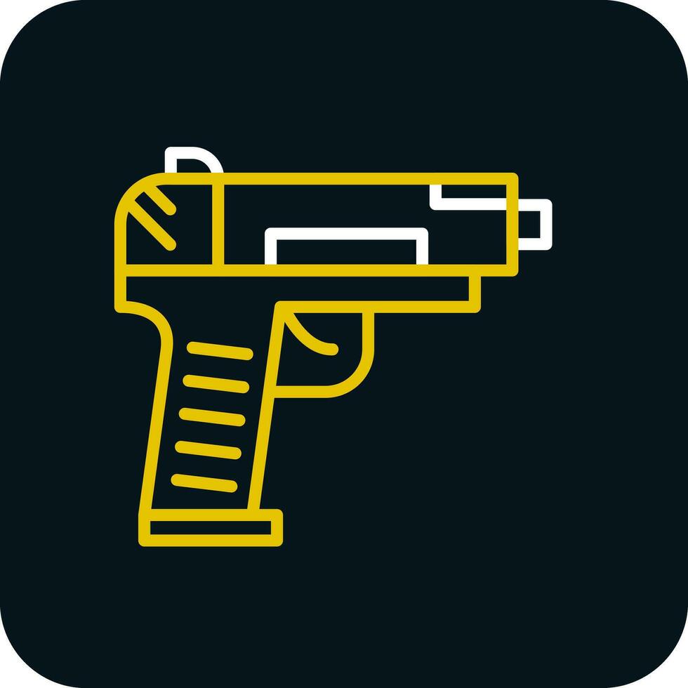 diseño de icono de vector de pistola