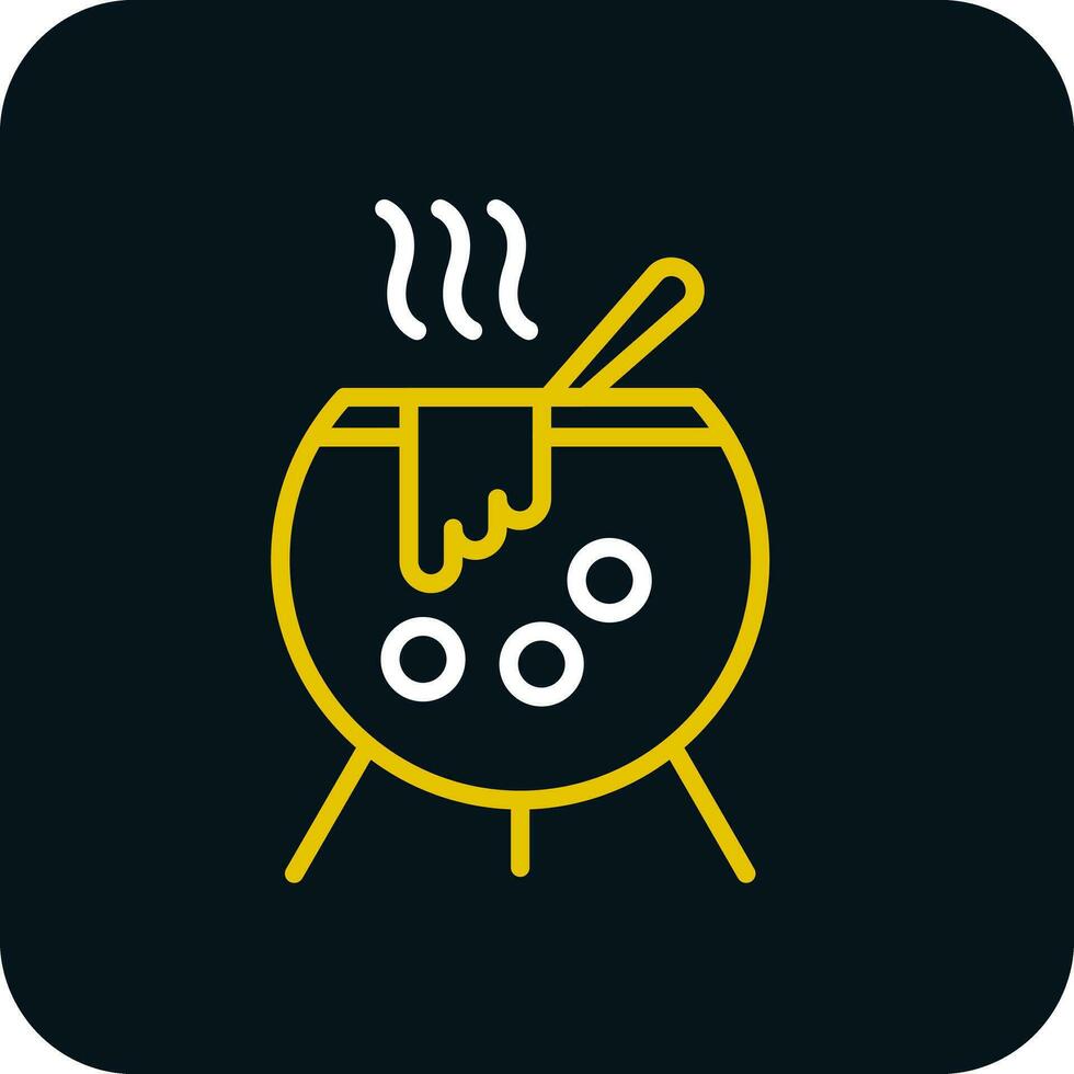 Cauldron Vector Icon Design