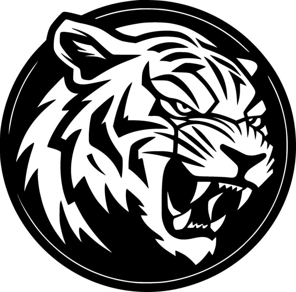 Tiger - High Quality Vector Logo - Vector illustration ideal for T-shirt graphic