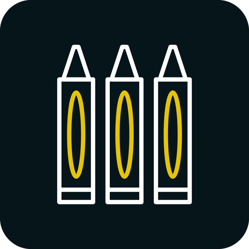 Crayons Vector Icon Design