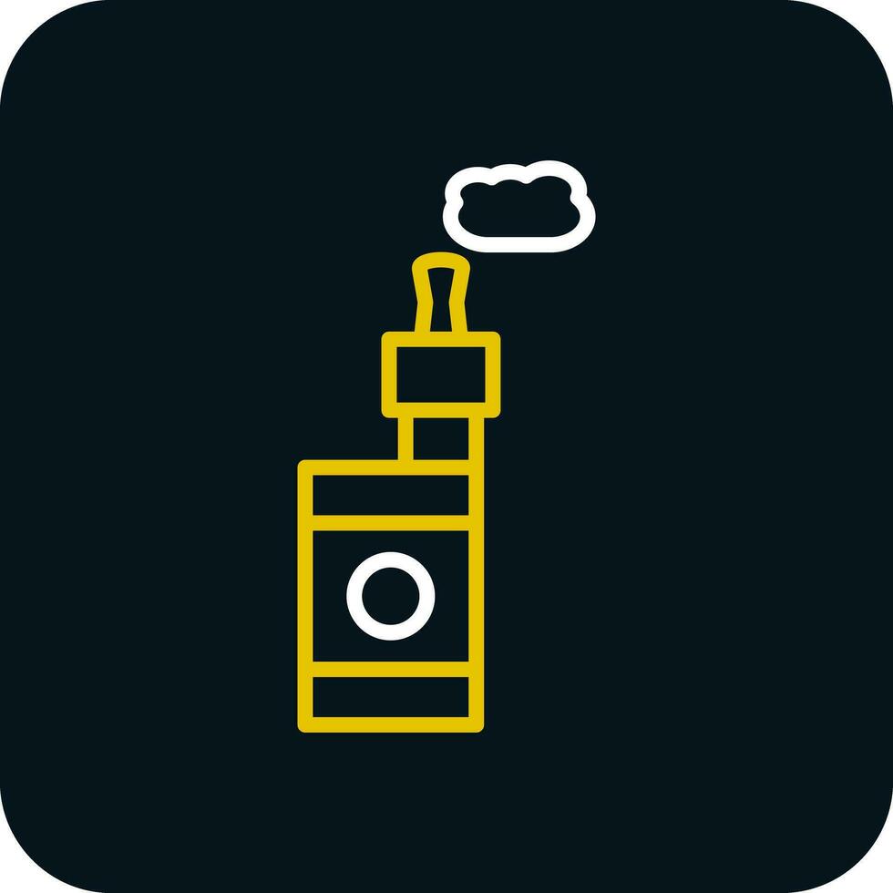 vaper vector icono diseño