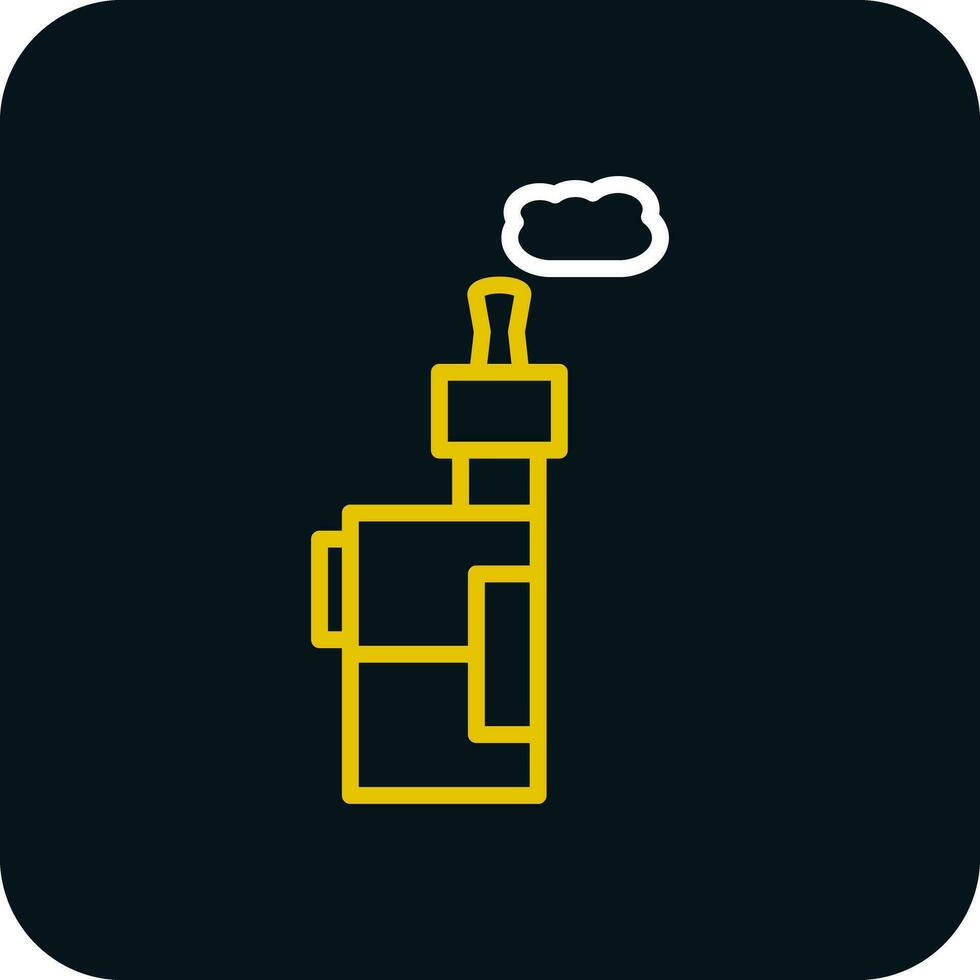 Electronic Cigarette Vector Icon Design