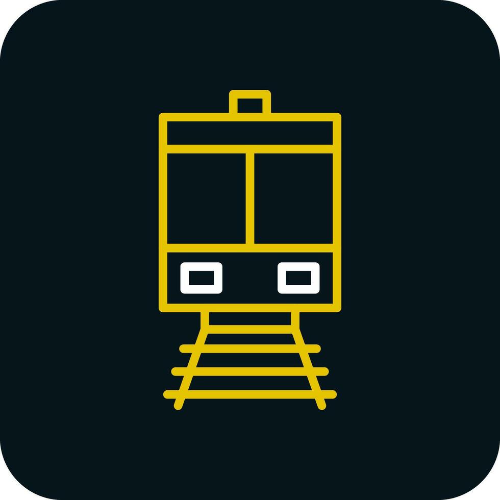 diseño de icono de vector de tren