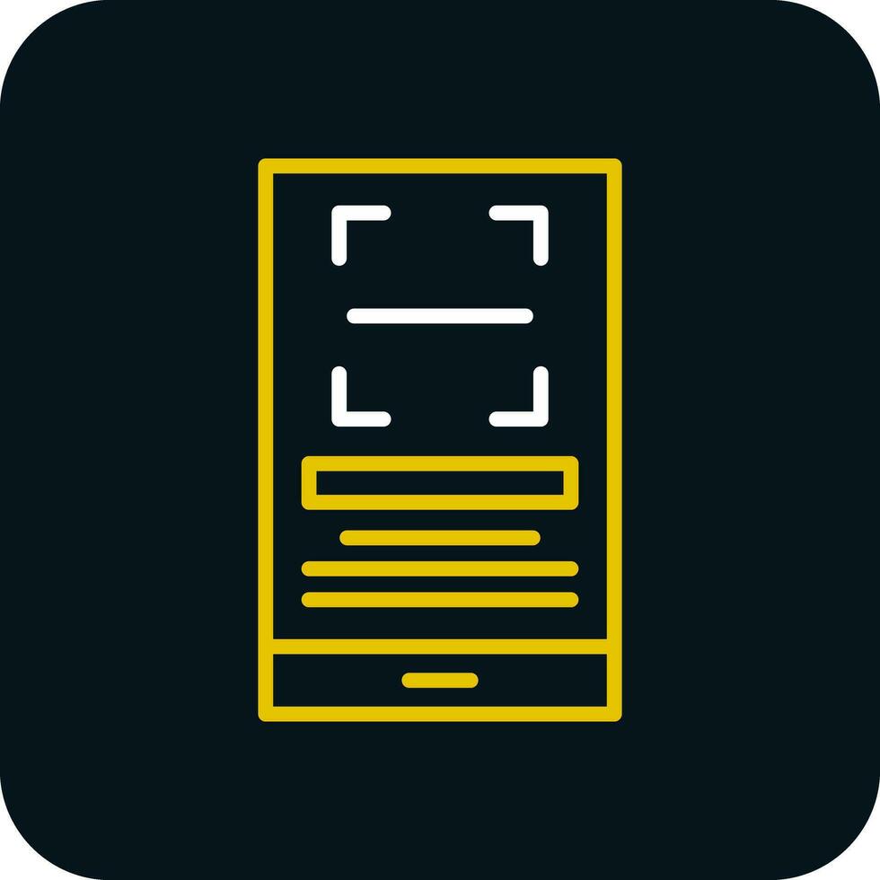 Qr Scan Vector Icon Design