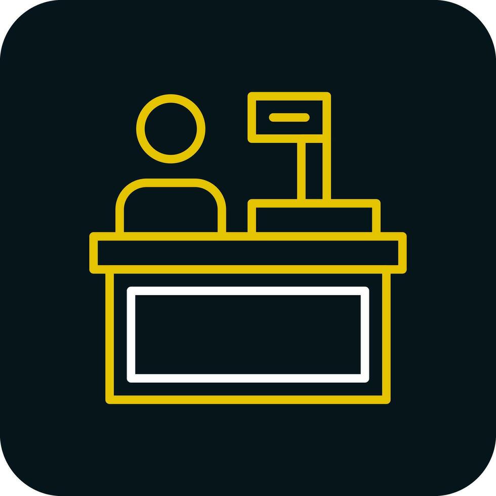 Cashier Vector Icon Design