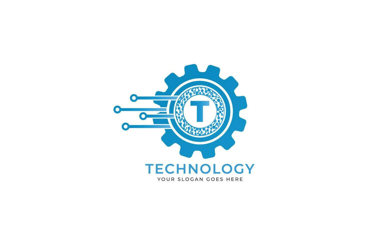 resumen tecnología logo diseño ilustración vector
