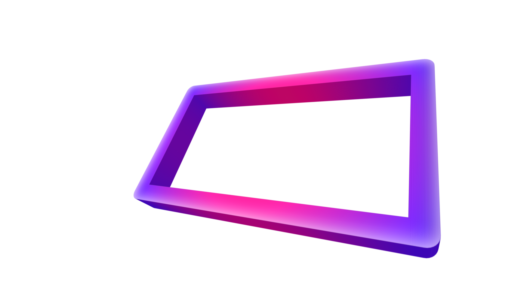 frame for text. 3d render of a key png