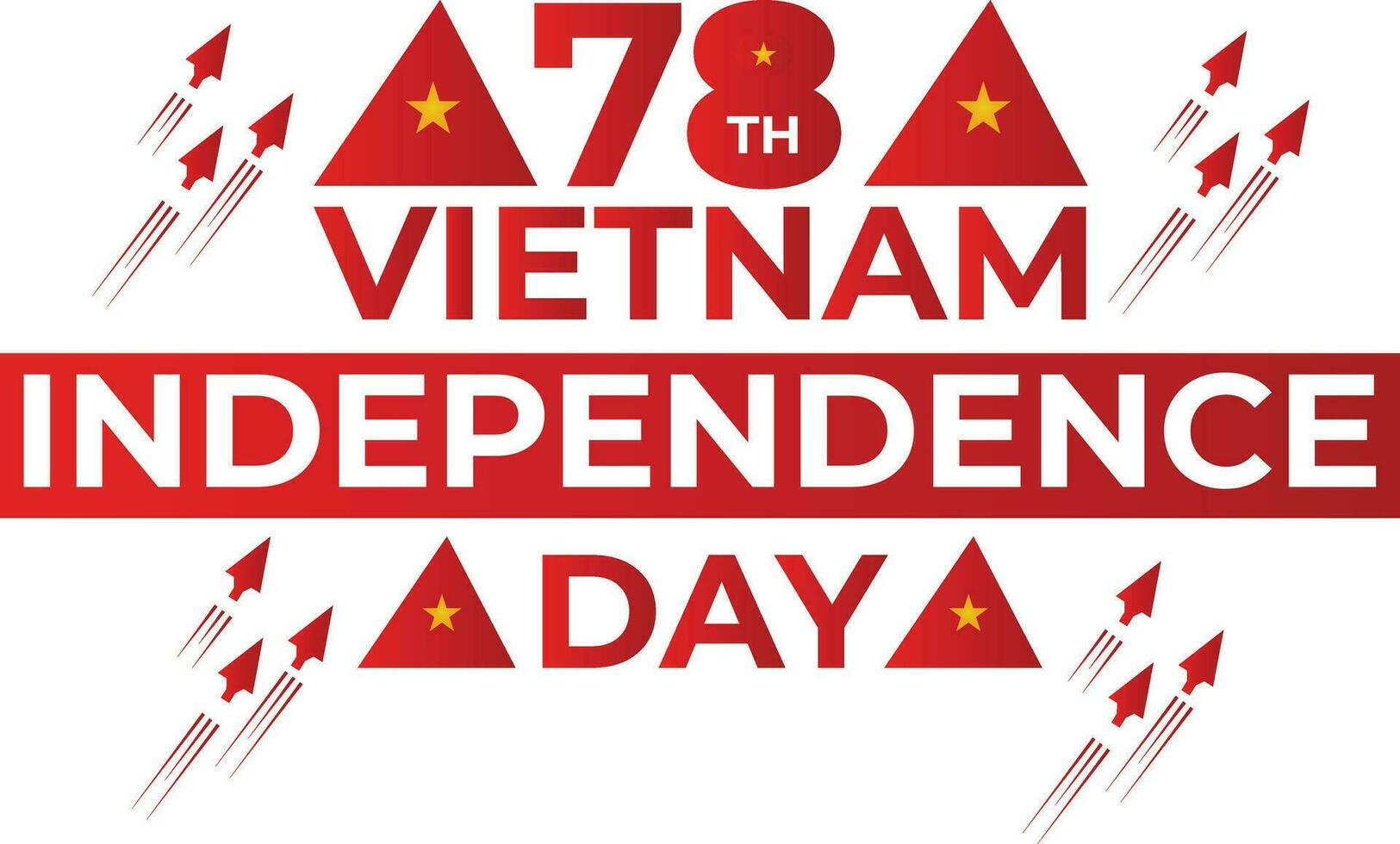 Free Vietnam Independence Day Vector Banner