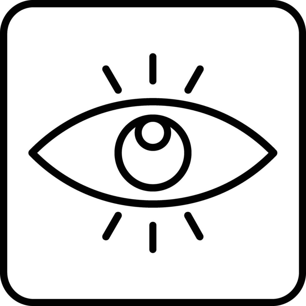 See Line Icon vector