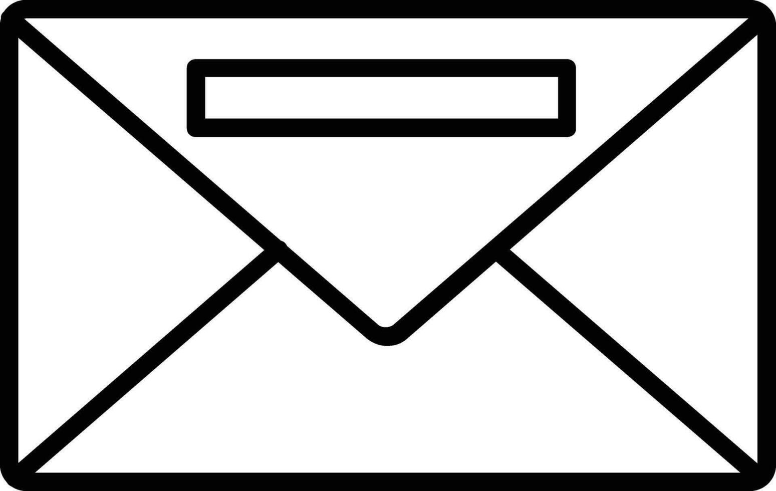 Mail Line Icon vector