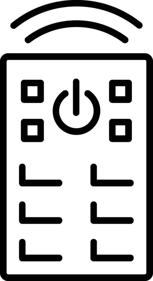 Remote Control line icon vector