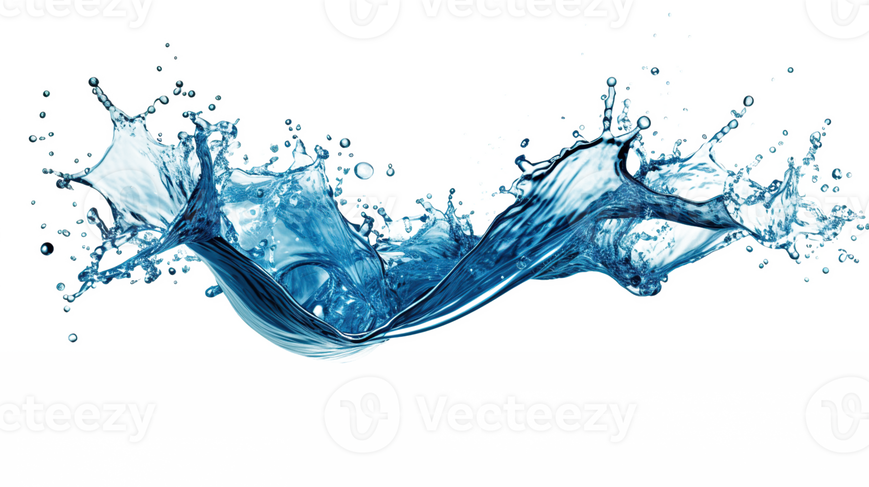 Wasser Spritzen Element transparent Hintergrund png