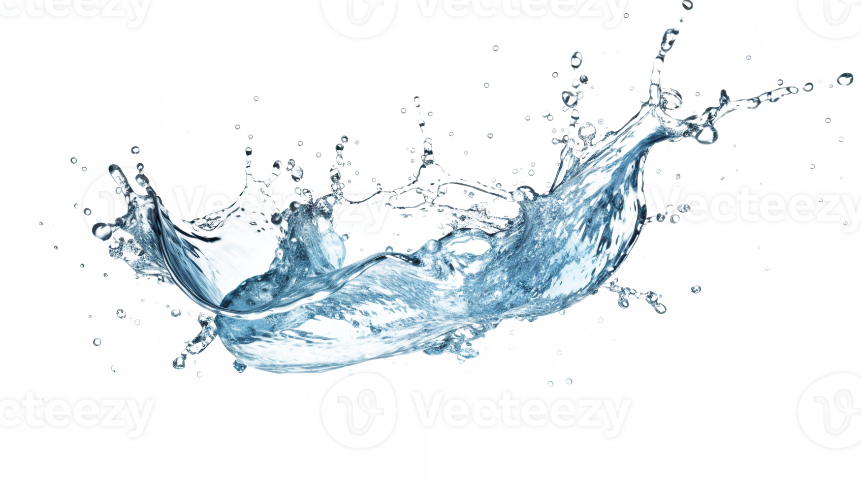 water splash element transparent background png