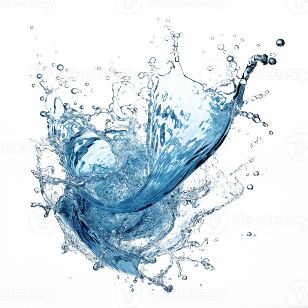 water splash element transparent background png