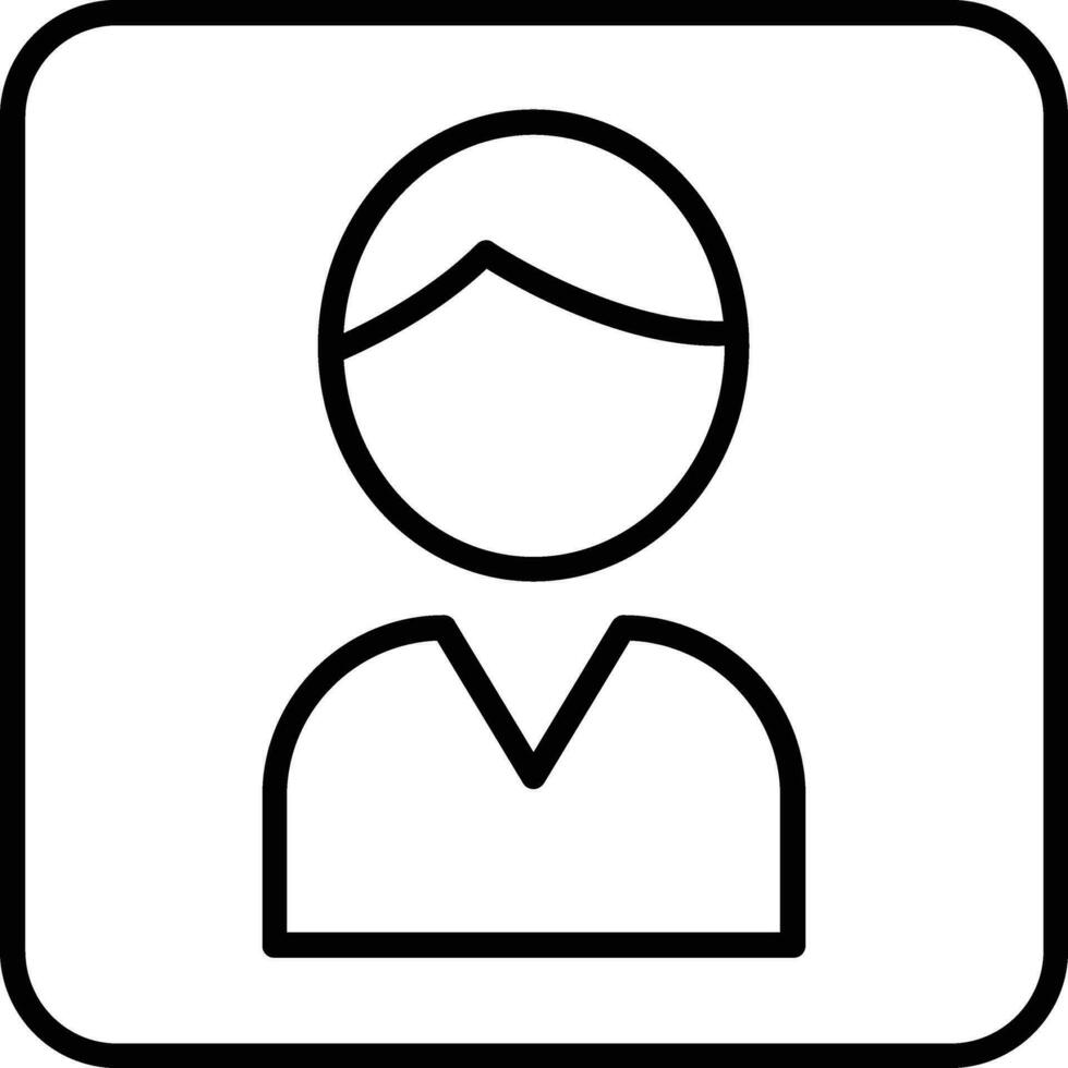 Profile Line Icon 27709125 Vector Art at Vecteezy