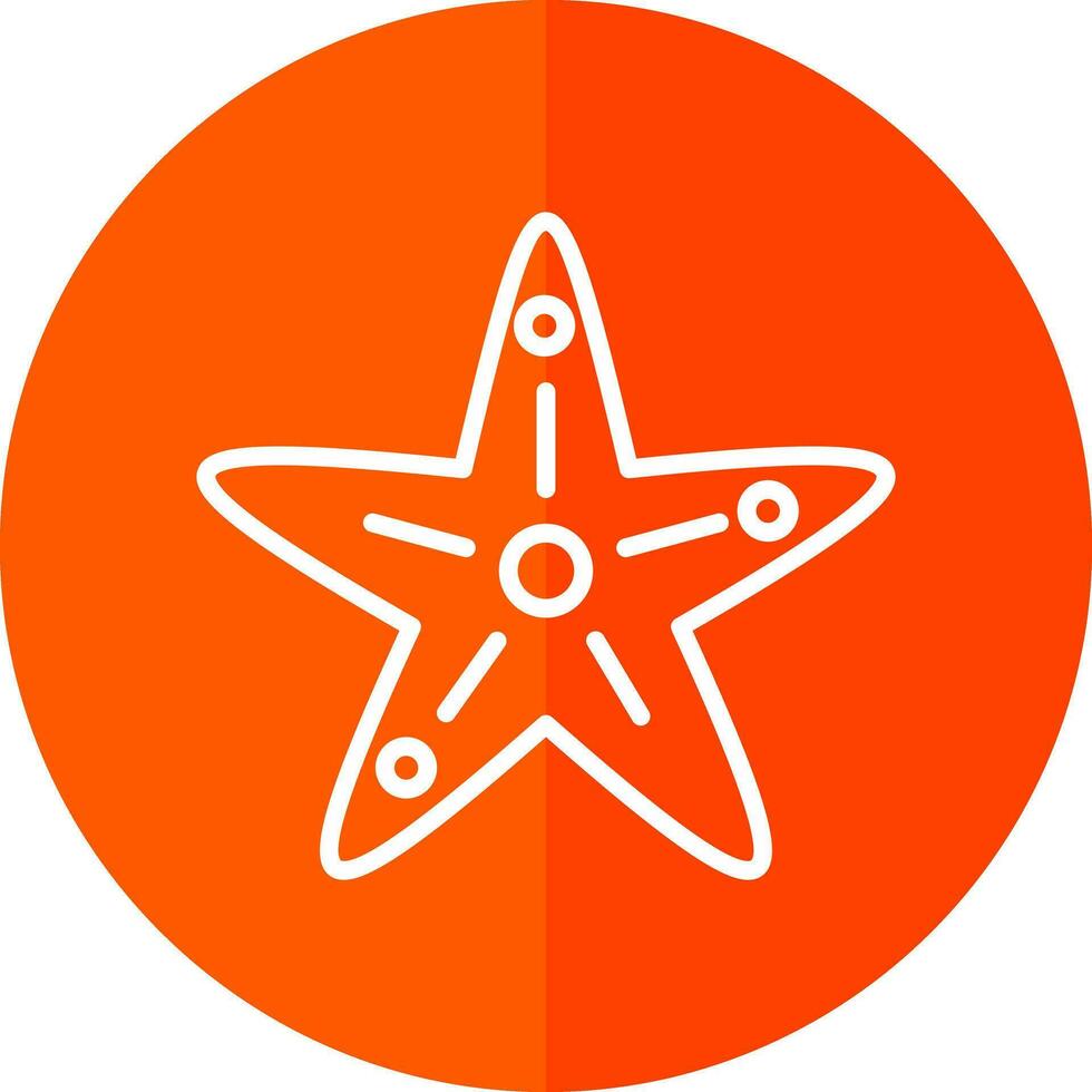 diseño de icono de vector de estrella de mar