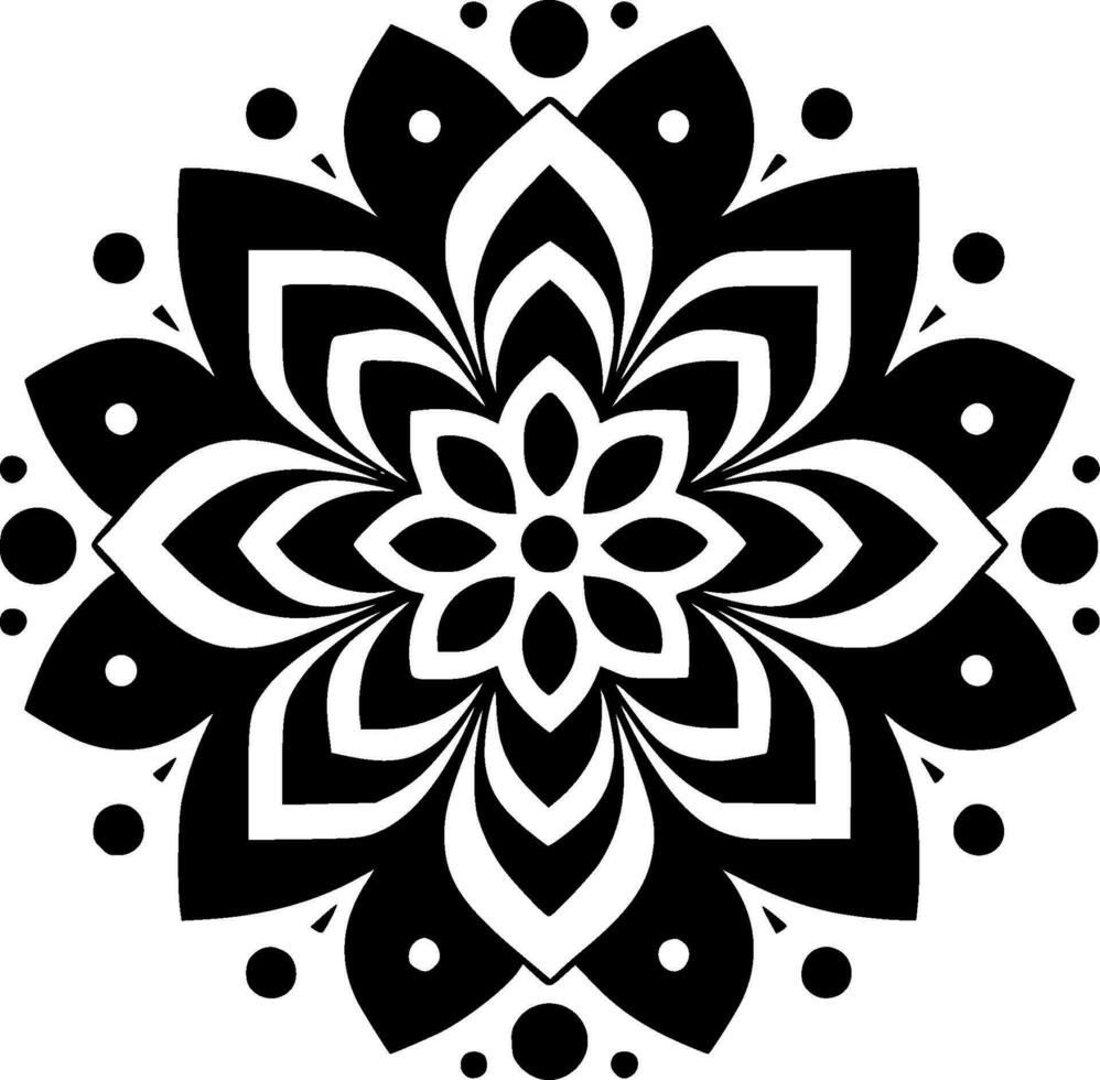 Mandala - High Quality Vector Logo - Vector illustration ideal for T-shirt graphic