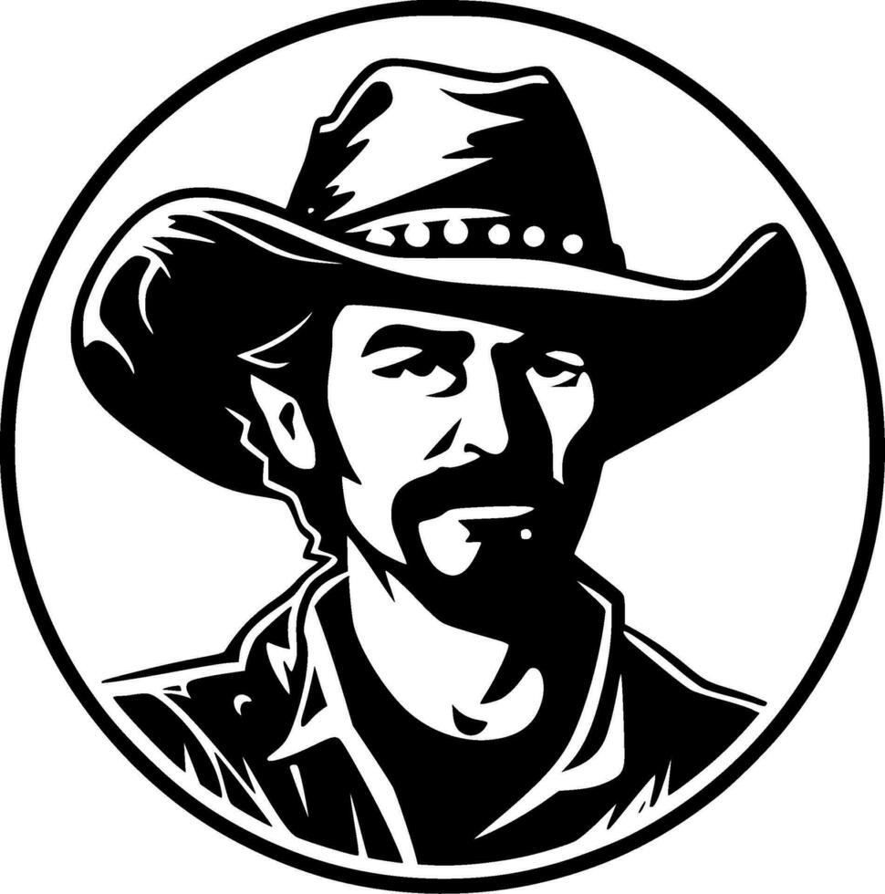 Western - High Quality Vector Logo - Vector illustration ideal for T-shirt graphic
