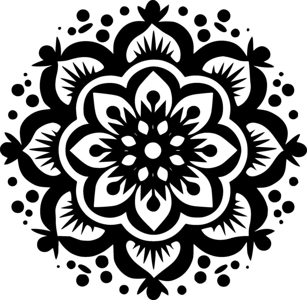 Mandala - High Quality Vector Logo - Vector illustration ideal for T-shirt graphic